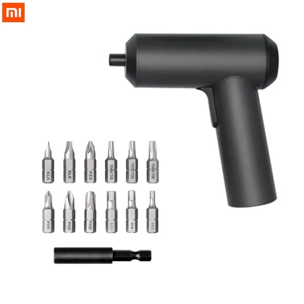 

Набор электрических отверток Xiaomi Mijia, беспроводные перезаряжаемые отвертки, электроинструменты, 2000 мАч, крутящий момент 5 нм, 12 шт., S2 наконеч...