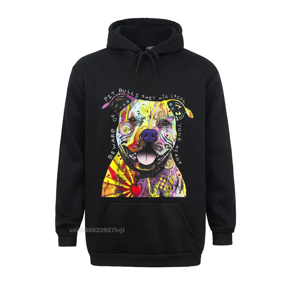 Colorfu Pit-Bul Terrier Dog Love-R Dad Mom Funny Hoodie Graphic Men Hoodie Group Hoodie Cotton Party