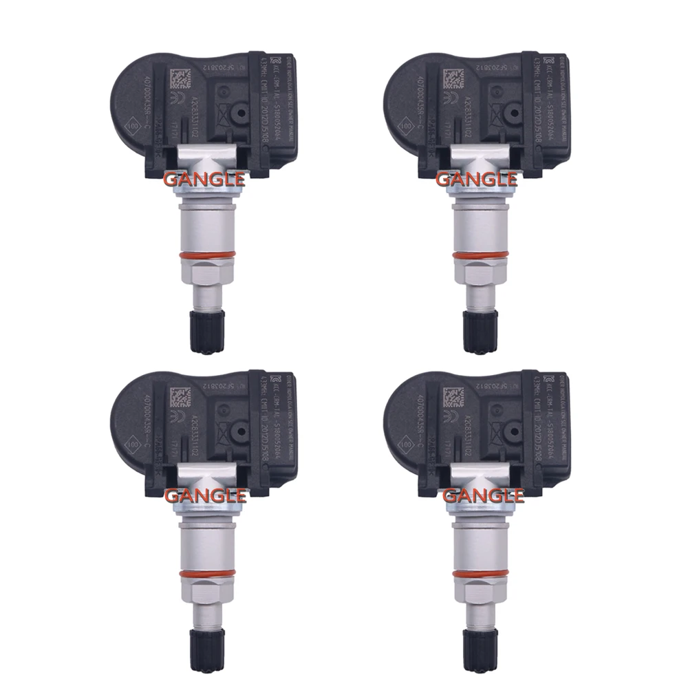 Набор 4 датчиков TPMS Датчик давления в шинах 407000435R для RENAULT FLUENCE LAGUNA MEGANE SCENIC