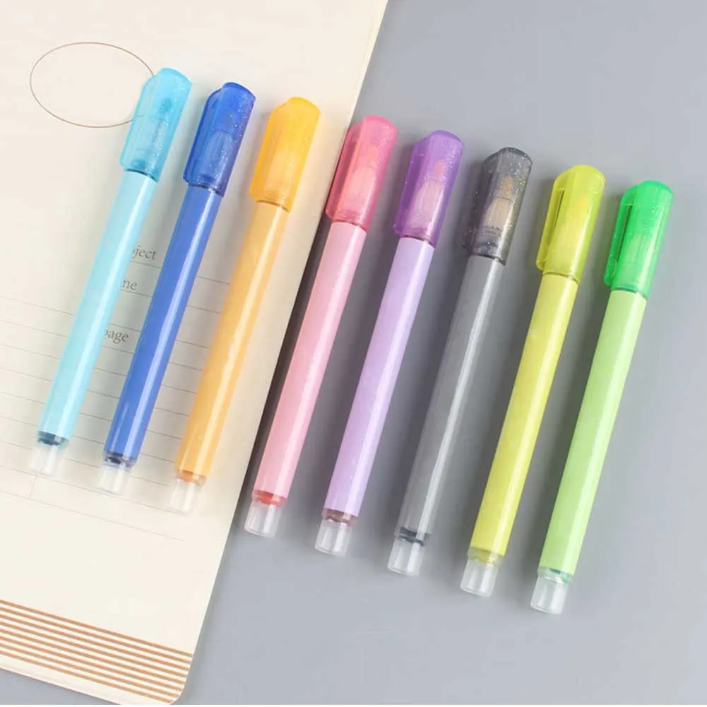 8 цветов для школы рисования гладкий портативный дома контур маркер ручка