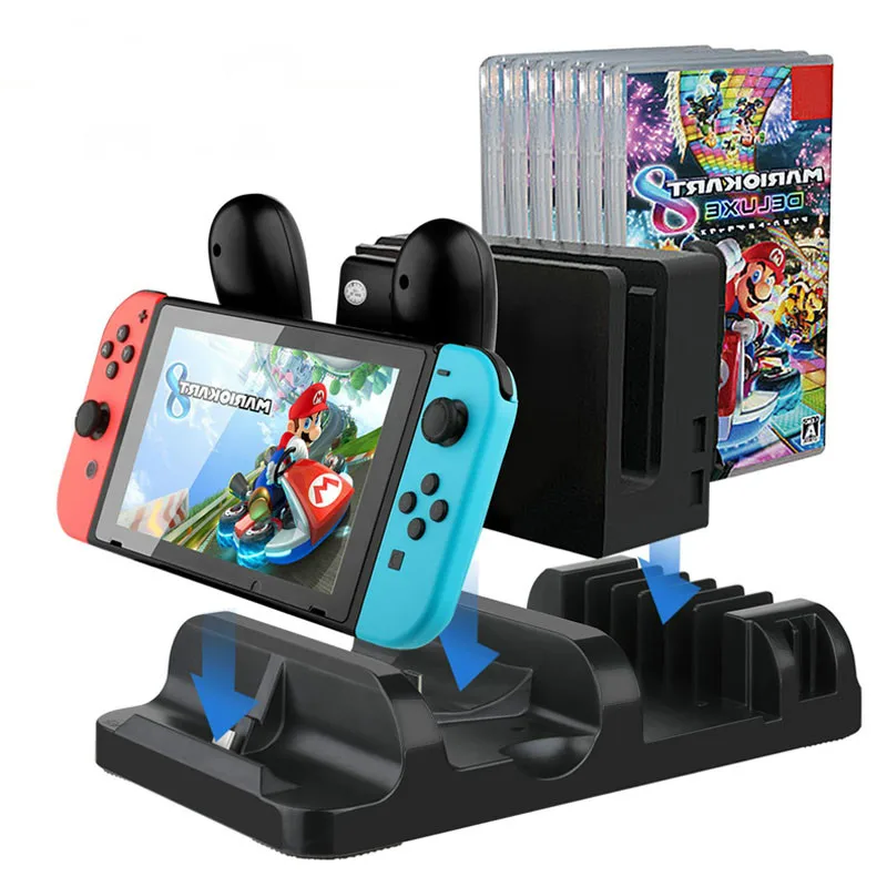 Многофункциональная зарядная док-станция для консольного переключателя и