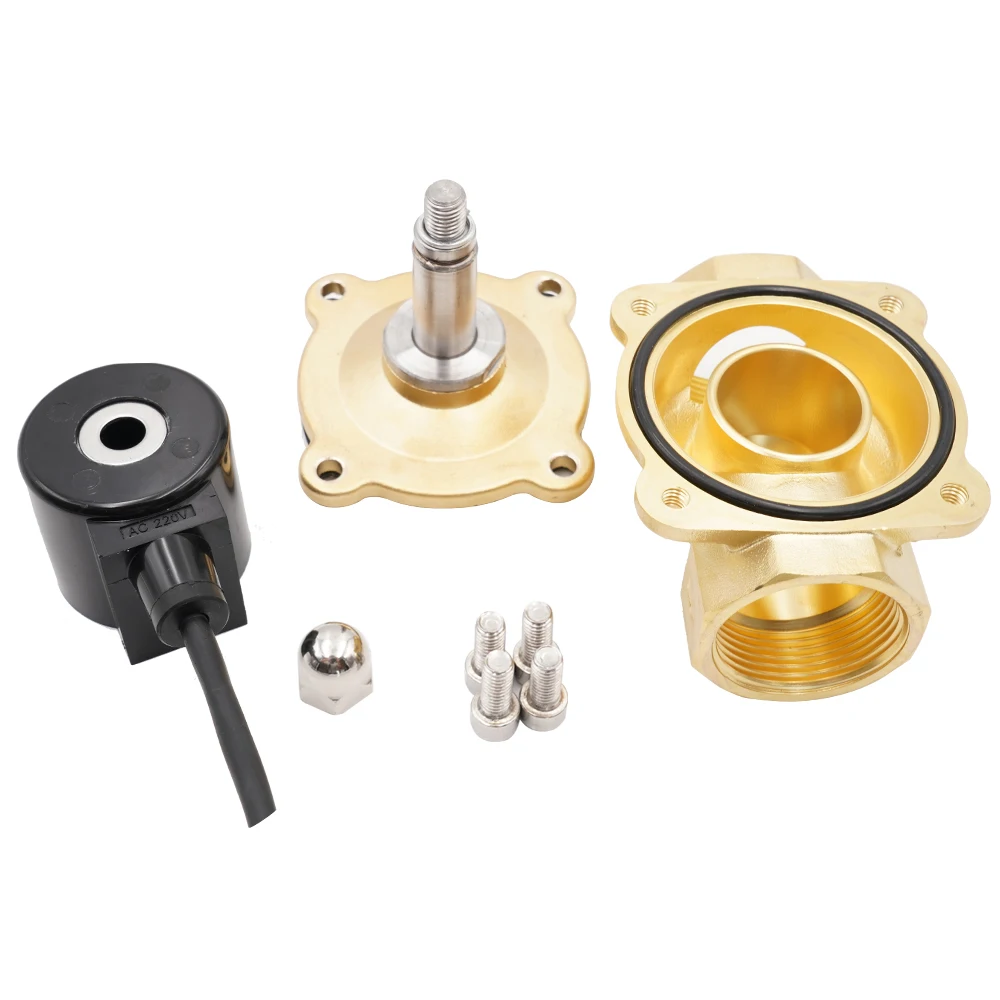 Нормально закрытый электромагнитный клапан для фонтана проточной воды G3/8 до G2 220