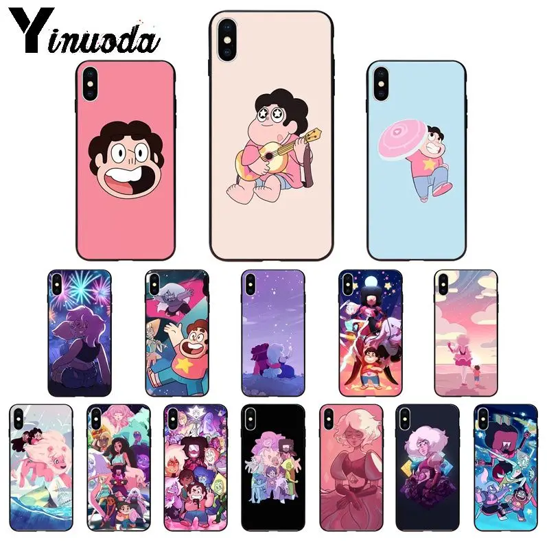 

Yinuoda Steven Universe TPU Soft Phone Case Cover for iPhone 5 5Sx 6 7 7plus 8 8Plus X XS MAX XR 11 11pro max