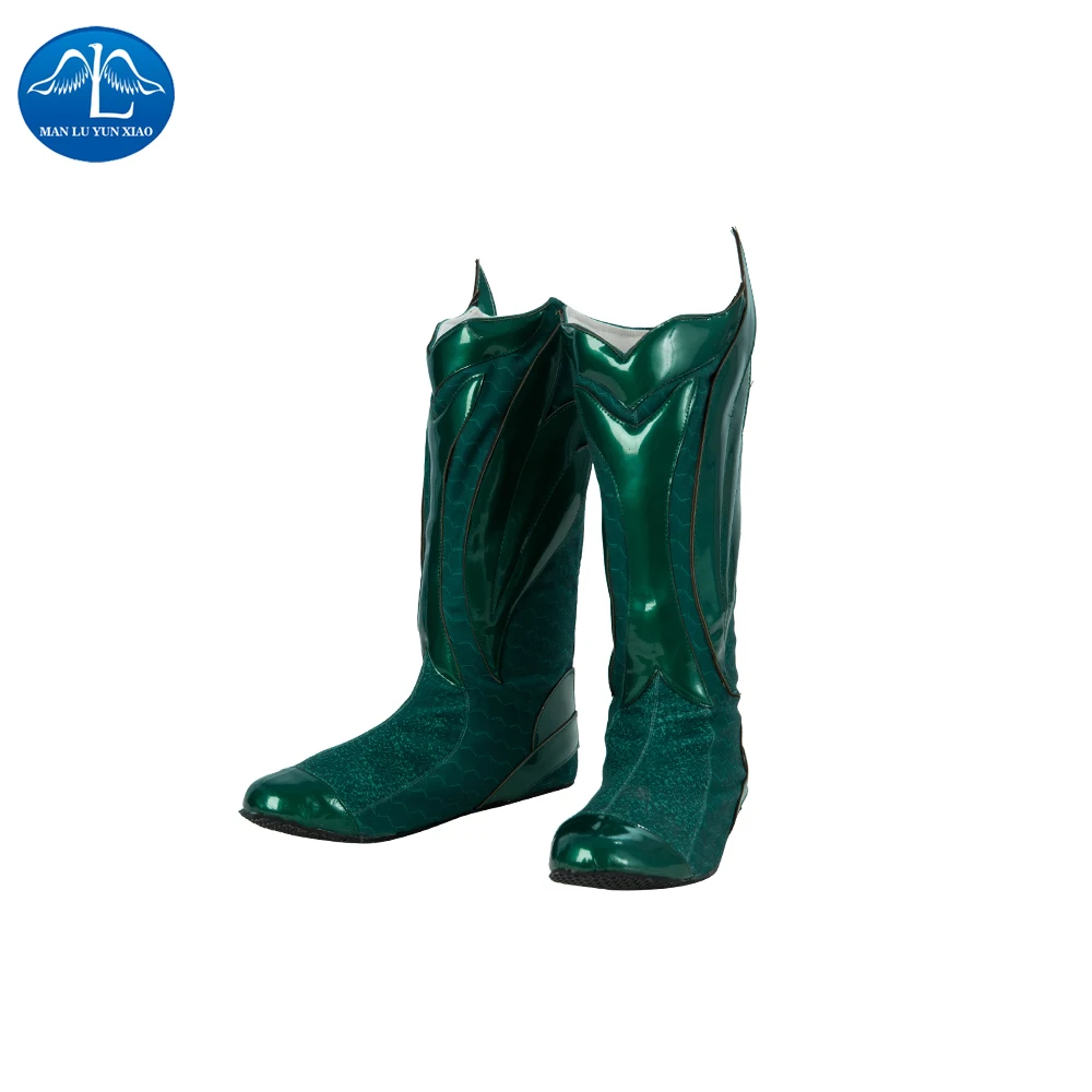 Ботинки для косплея аквамана ManLuYunXiao высокие туфли Артура карри из искусственной