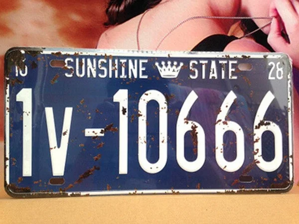 

Американский номерной знак, винтажные металлические знаки, жестяной знак, Ретро Декор для гаража, металлический налет для бара и спальни, де...