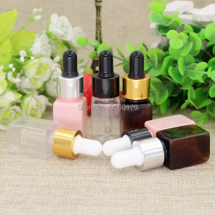 10ml Travel Portable PET Plastic Cosmetic Dropper Glass Pipettes Essential Oil Bottle Makeup Perfume Reagent Sample Essence Tube | Красота и