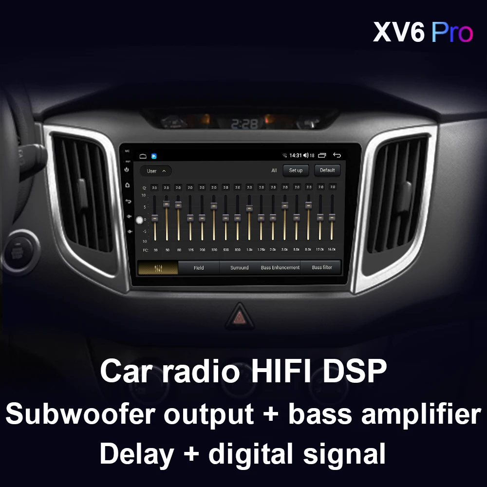 Автомагнитола XIMA XV6 Pro 2 din Android 10 Gps-навигация мультимедийный видеоплеер для hyundai ix25