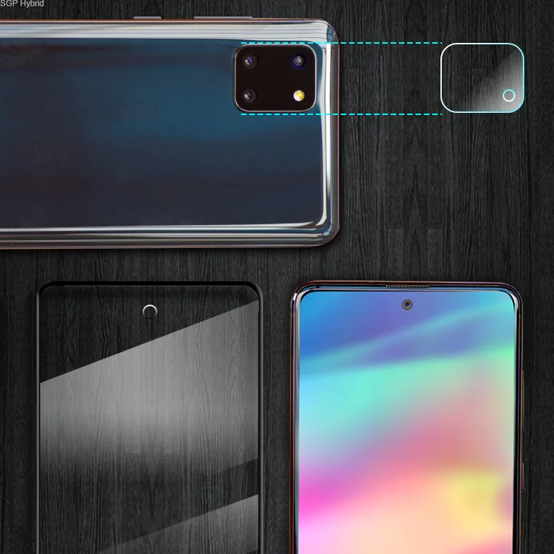 Закаленное стекло 2-в-1 для Samsung Galaxy Note 10 Lite Защитное экрана камеры Note10 пленка