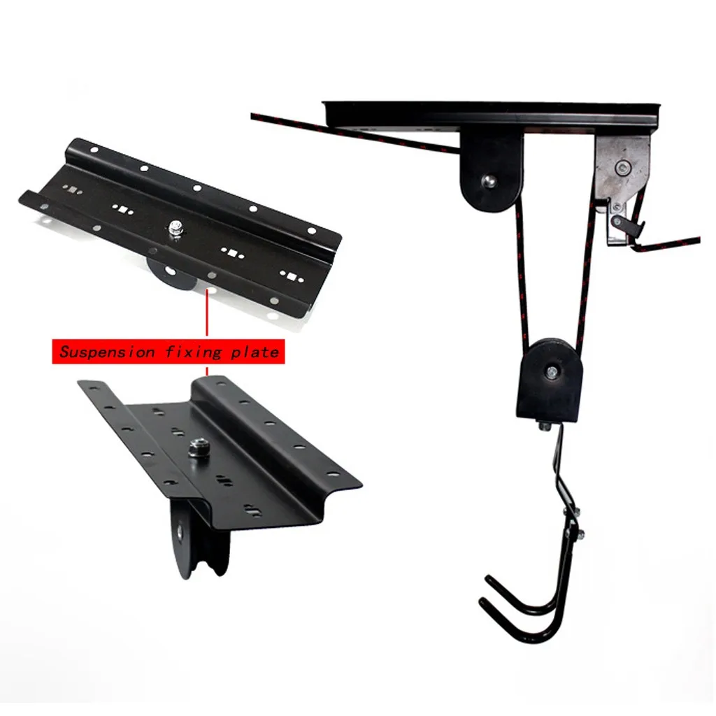 Потолочные подъемные грузовые стеллажи для велосипедов гаражных рамов лифтов