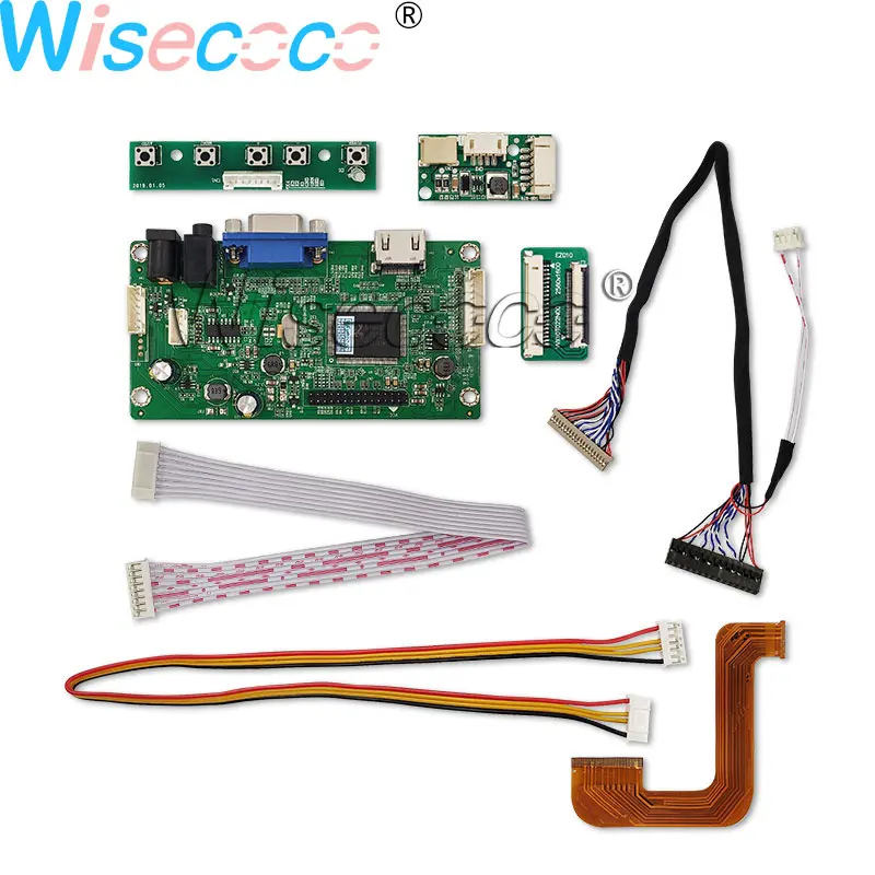 ЖК-дисплей Wisecoco 10 1 дюйма 2K 2560*1600 HDMI VGA LVDS 51 контактный разъем плата драйвера для