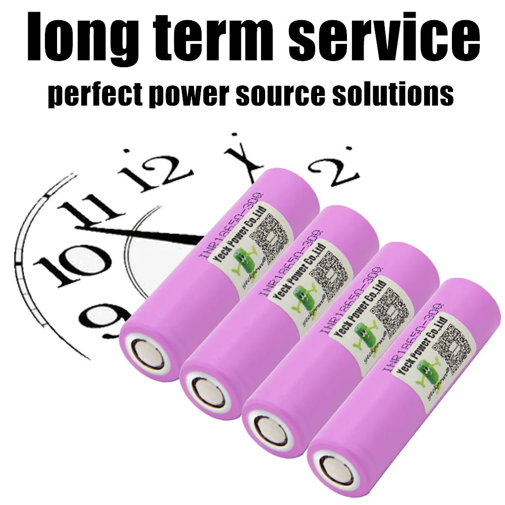 Russian Warehouse Fast delivery INR 18650 Battery 30Q li-ion batteries lithium 3000mah 3.7V 30A high drain 10C rechargeable | Электроника