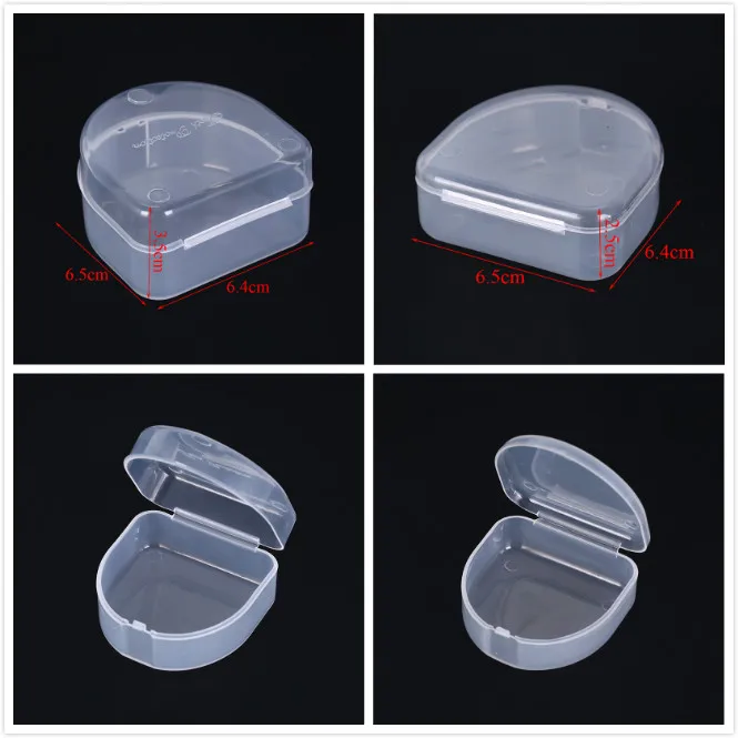 

1PCS Dental Tray Box Oral Care Denture Storage Orthodontic Retainer Case Denture Holder Orthodontic Braces Mouthpiece Organizer