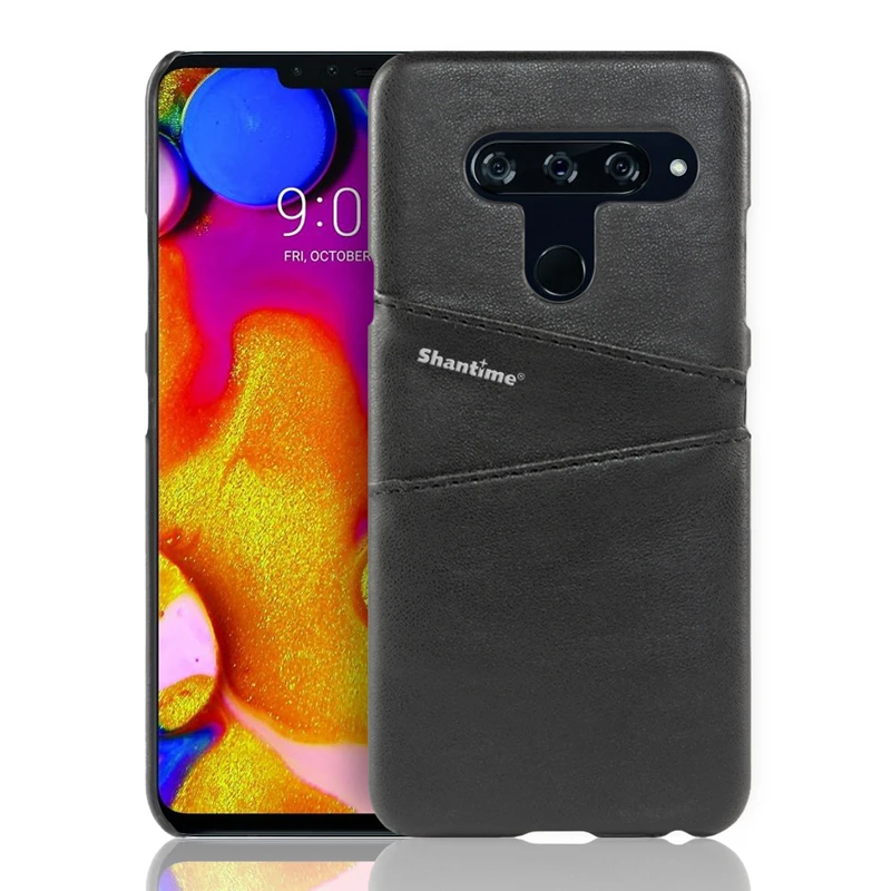 Black Для LG V40 ThinQ деловой чехол для телефона для LG V10 V20 V30 кожаный чехол-бумажник для LG G5 G6 Роскошный чехол - Цвет: Black
