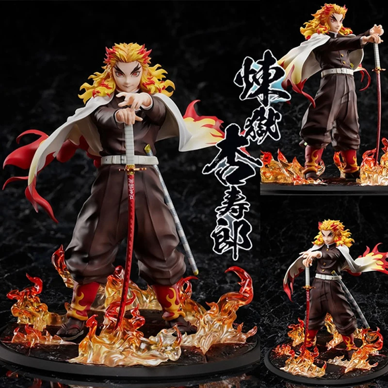 

Figuras Anime Japan Purgatório de ação pvc, 25cm demon slayer Coleção, rengoku kyoujurou, brinquedos gk anime kimetsu no yaiba