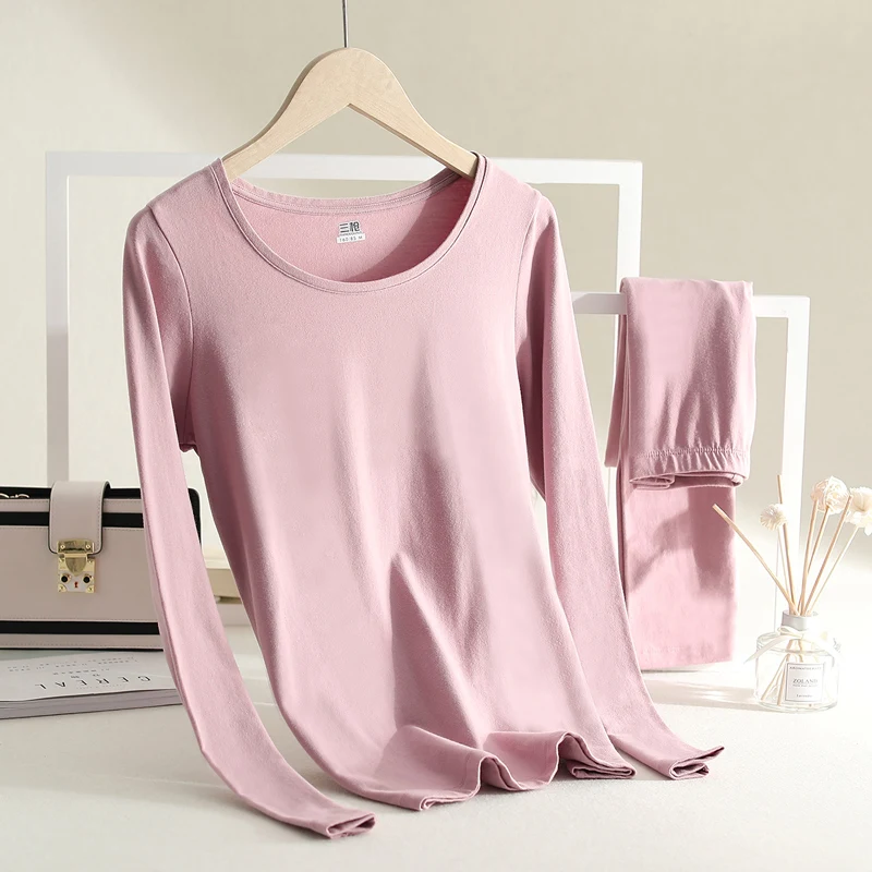 THREEGUN Lycra Нижнее белье Зимнее мужское теплое тепловое нижнее Пара Мужчины Длинные
