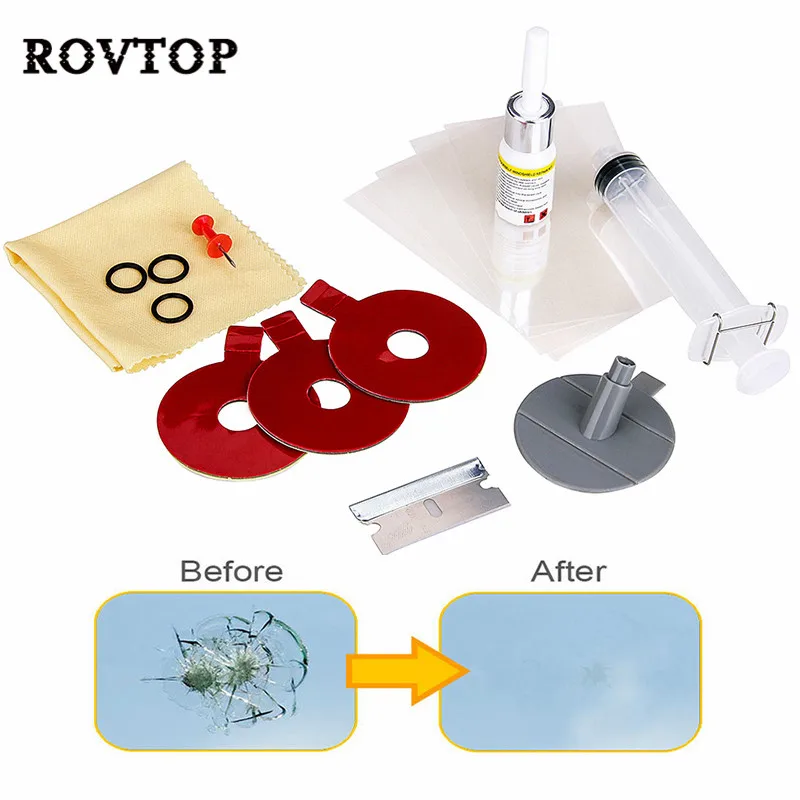 Набор инструментов для ремонта UV светильник DIY автомобильный набор Стекло chips On