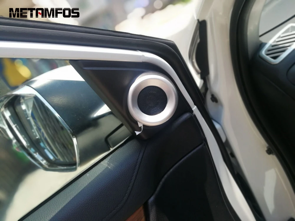 Для Honda CRV 2017 2018 2019 чехол из углеродного волокна аудио звук громкий динамик