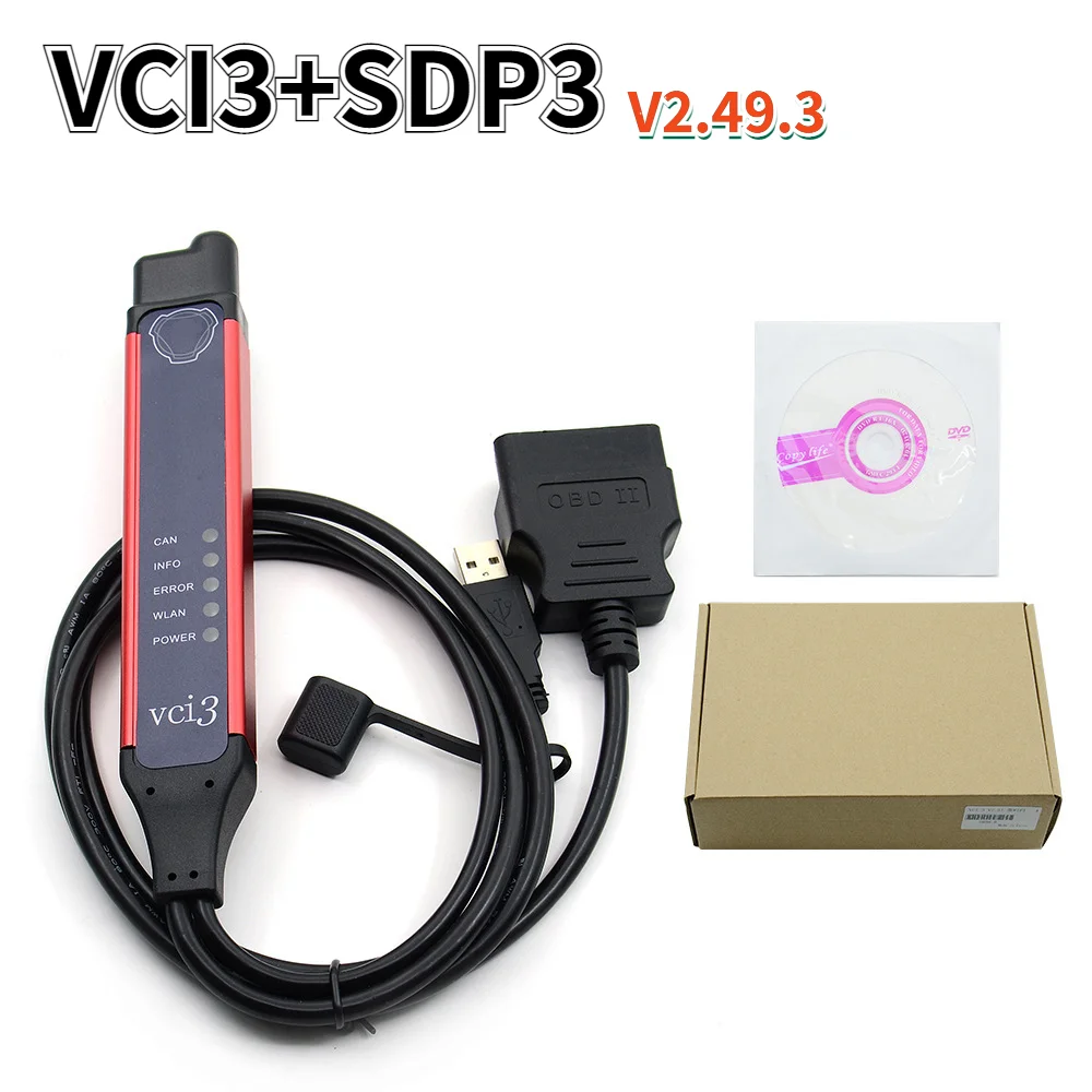 Latest SDP3 V2.43 Scanner VCI-3 VCI3 with Wifi Wireless Engines Diagnostic Tool for Scania Trucks Buses Provide Full Maintenance |