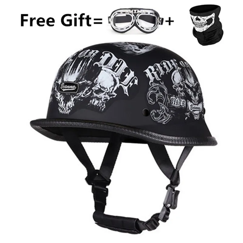 Винтажный мотоциклетный шлем vespa винтажный полулицевой в стиле ретро немецкая