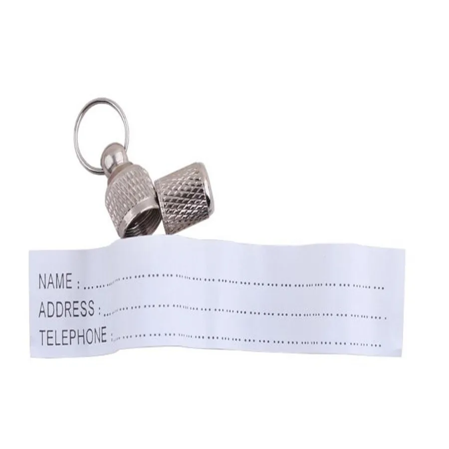 Идентификационная бирка для собак и кошек металлический мини-ошейник с защитой