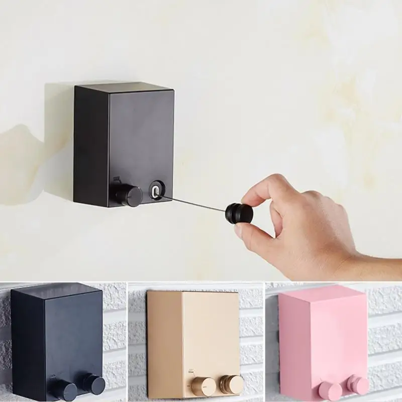 Выдвижная вешалка из нержавеющей стали для белья органайзер чулана одежды