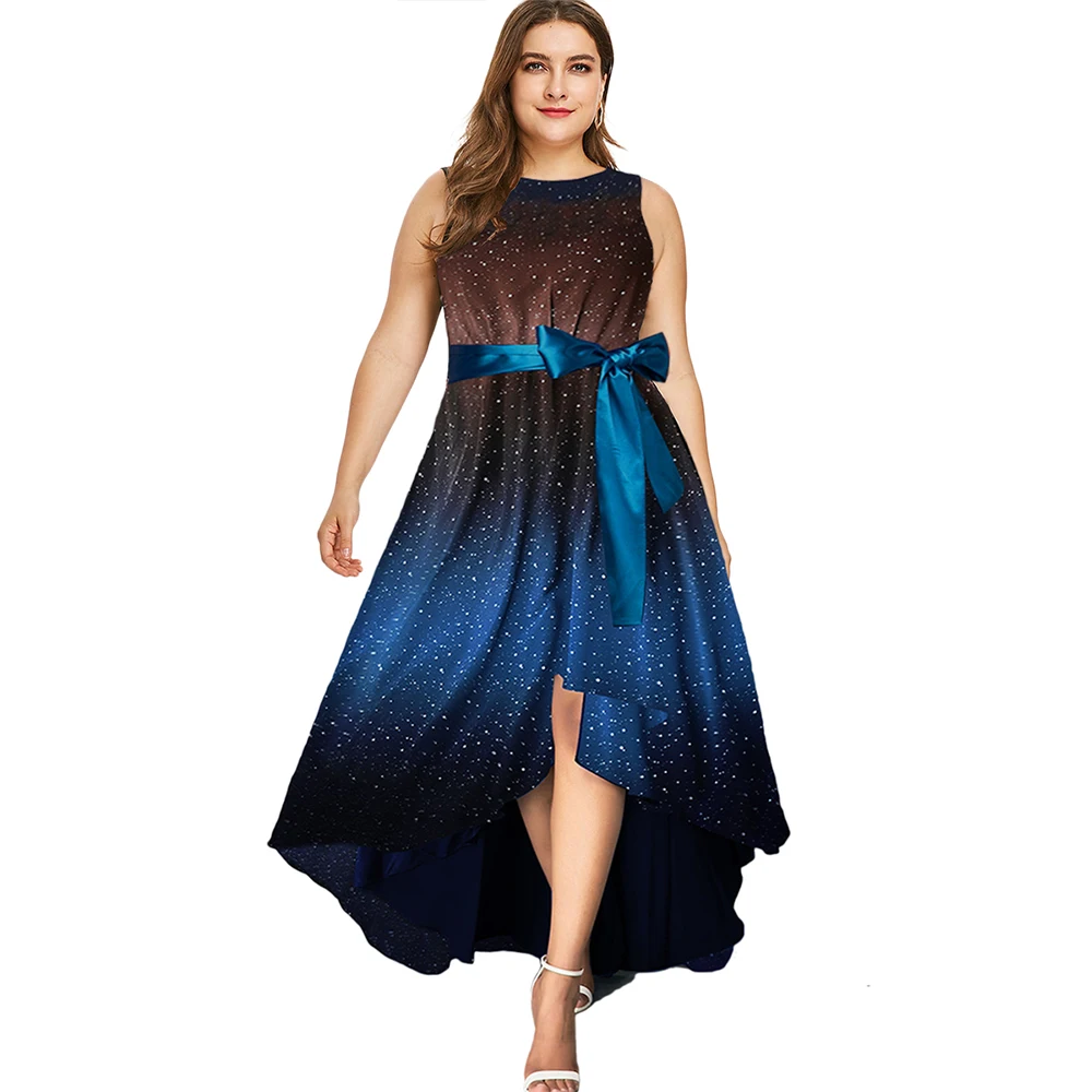 Женское платье без рукавов Joineles повседневное асимметричное в стиле ретро с