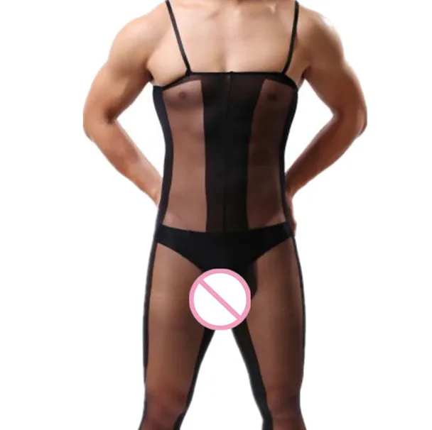 Смешное сексуальное боди-комбинезон ночной сорочки с полосками для мужчин, порно костюмы, белье для мужчин.