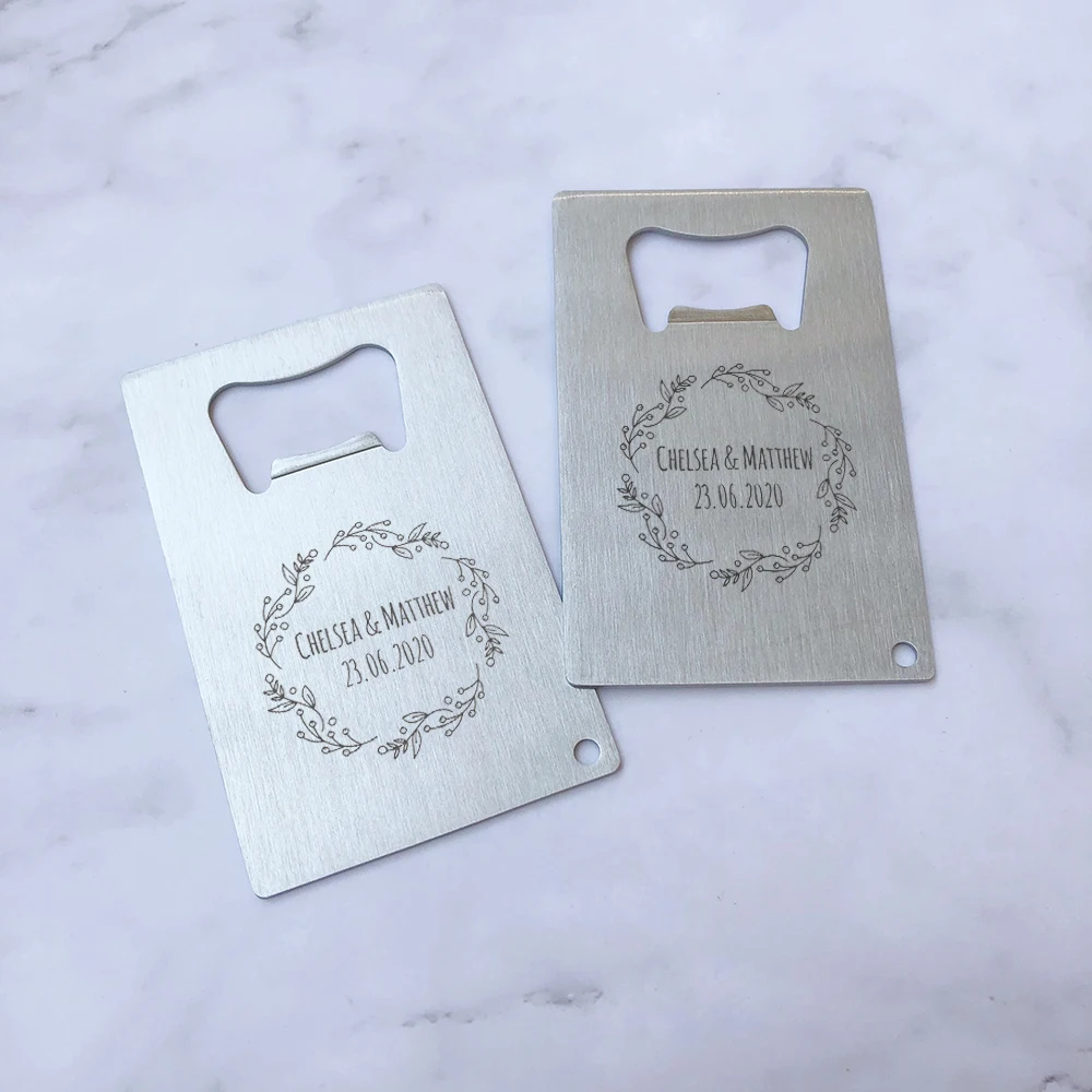 Персонализированные благосклонности венчания вечерние сувенир настраиваемым