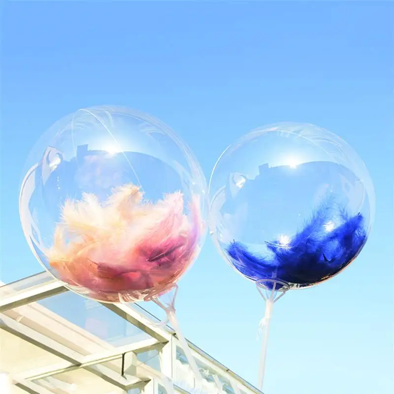 10 наборов прозрачных воздушных шаров Bobo круглые воздушные шары для свадьбы