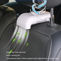 car back seat mini usb fan foldable silent fan three grade wind speed adjustable car cooler air cooling fan j60f