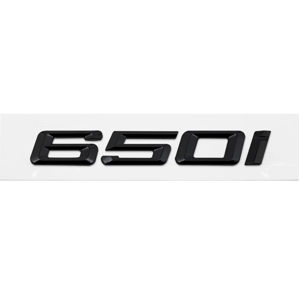

Metal Plastic Car Sticker For BMW 6 Series 650i 645i 640i 630i E60 E49 E61 E63 X6 Emblem Auto Car Rear Decal Badge Decoration