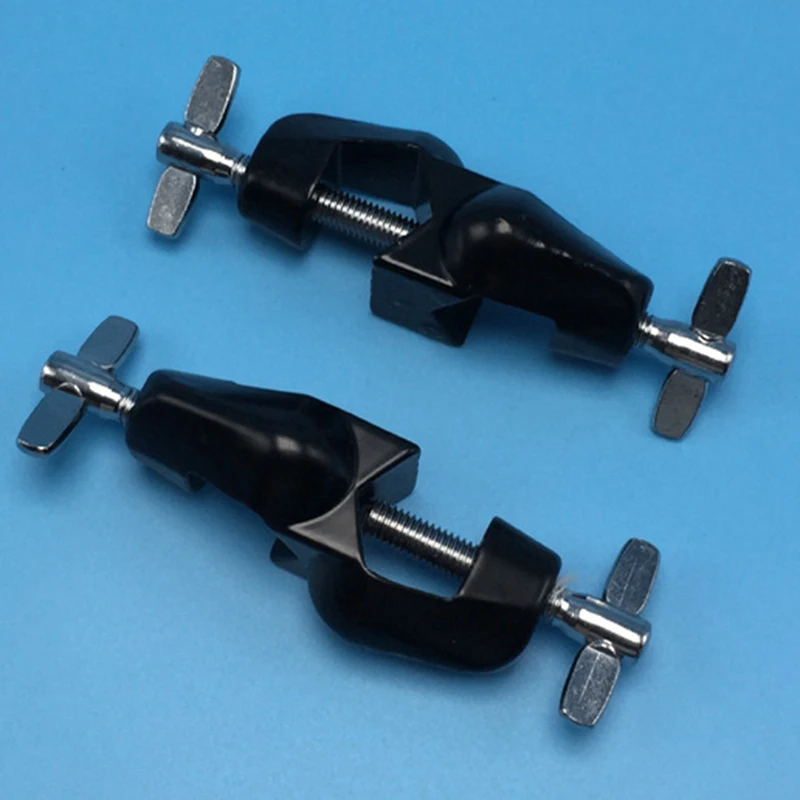 Лабораторный зажим держатель 2 головки Реторта подставка из литого металла шт.| |