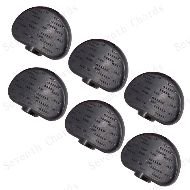 6 шт черный Пластик текстура древесины гитарные колки тюнеры замена кнопки ручка
