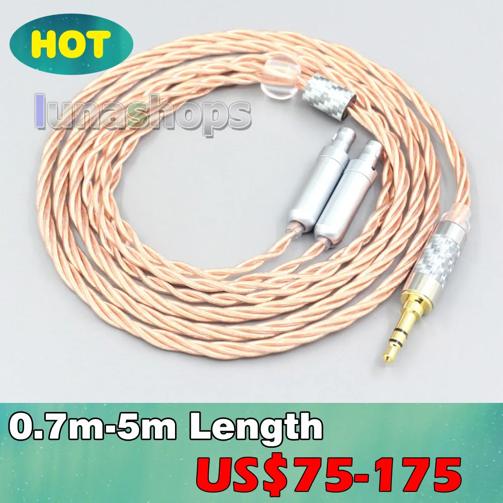 

Защитный коаксиальный кабель OCC для Sennheiser HD800, HD800s, HD820s, HD820, Enigma, акустика Dharma D1000, наушники LN007175