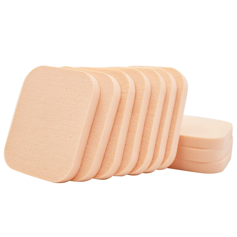 Профессиональная косметическая губка 10 шт. Женская для макияжа контурная лица