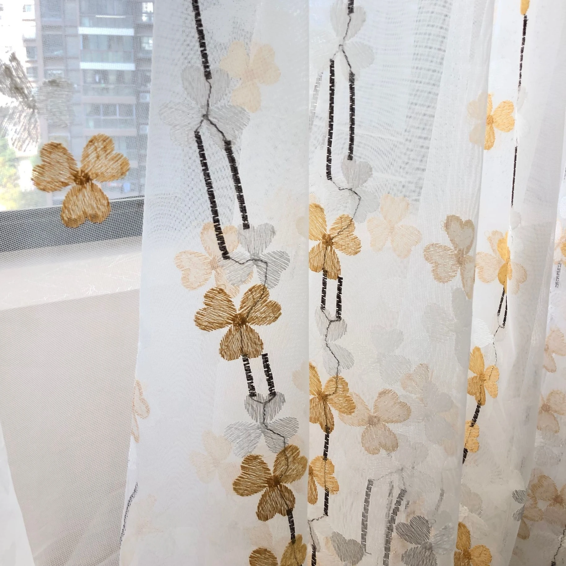 Занавеска в американском стиле белый прозрачный сарафан для гостиной кухни