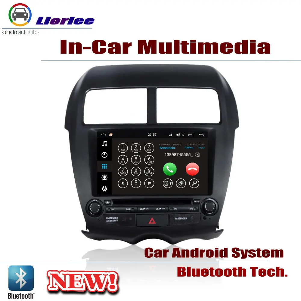 Автомобильная система Android 8 Core A53 процессор ЖК-экран для Mitsubishi ASX RVR (GA/XA/XB/XC) 2010-2018