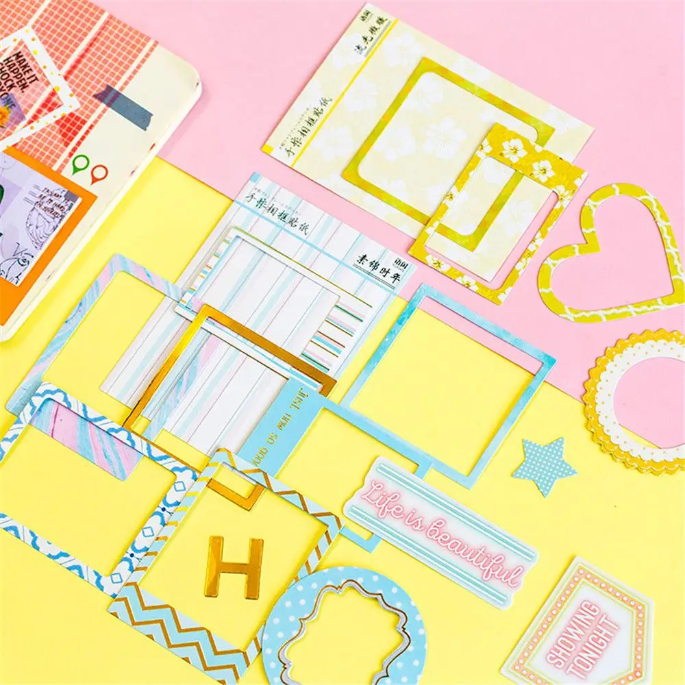 15 шт фоторамки наклейки милые канцелярские принадлежности DIY Скрапбукинг