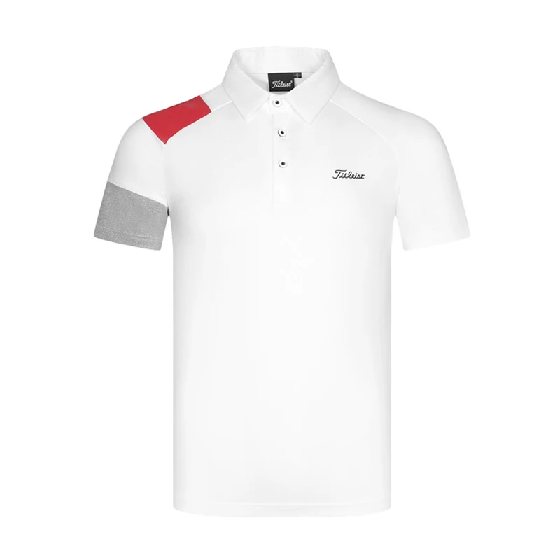 

2021 Clothing Men's Golf Wear Outdoor Sports Clothing Tops Quick-drying Breathable Casual Lapel Polo Short Sleeves