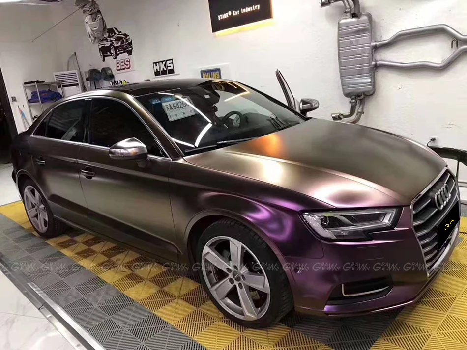 Высококачественная атласная фиолетовая Бриллиантовая фотопленка оболочка для