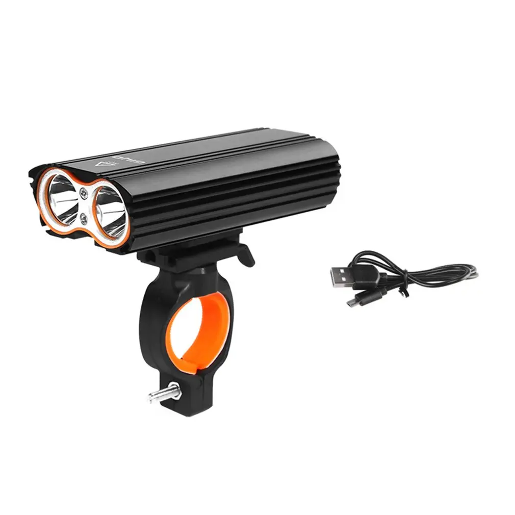 

Waterproof Usb Charging Bicycle Headlight Lr-y2 Brightness Adjustable 2200mah Bicycle Flashlight Suitable For Mountain Bike