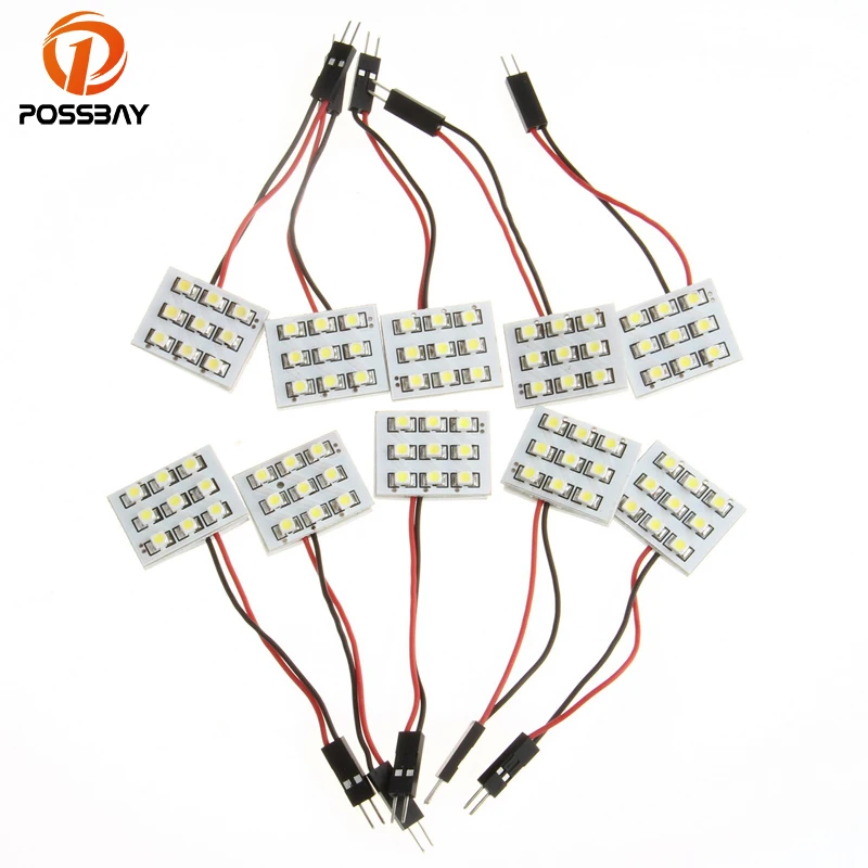 Белые светодиодсветодиодный панели POSSBAY 10x9 SMD 1210 внутренняя купольсветильник ПА