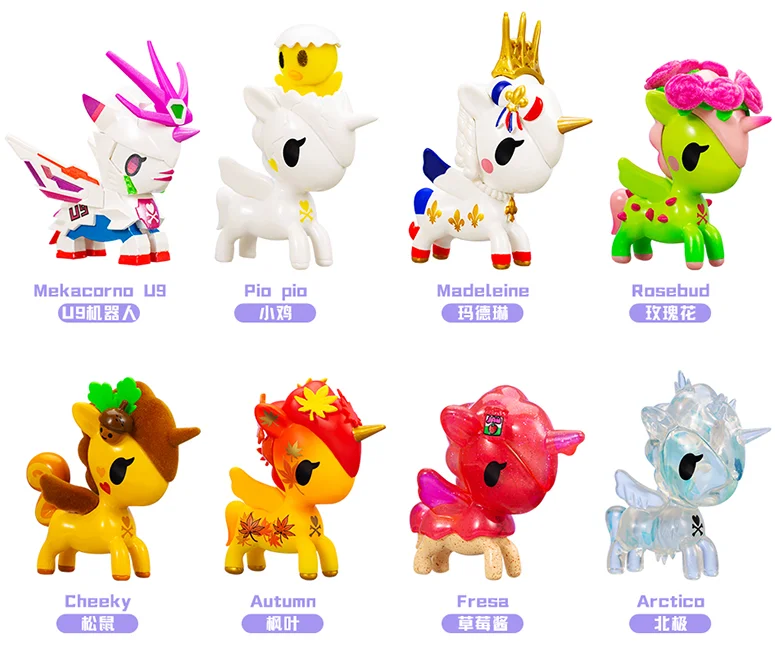 

Mystery Box Tokidoki Unicorn 9 Generation Blind Box Tide Play Doll Desktop Ornaments Robot Arctic Confirmation Style Home Decor