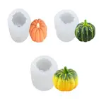 3D формы DIY Инструменты для выпечки Хэллоуин Тыква силиконовая форма мусс торт Силиконовая форма кухонные аксессуары конфеты глина