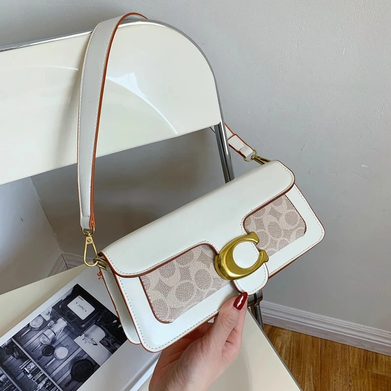 

AiZhu New Popular Ladies Shoulder Korean Baguette Bag Underarm Black Fashion Sholder Bag Small Messenger Bag Women's Handbags