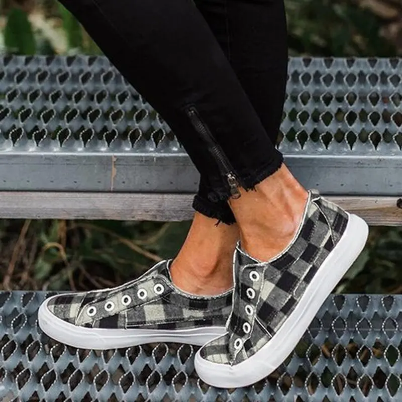 Женская летняя обувь на плоской подошве повседневная без застежки Обувь размера