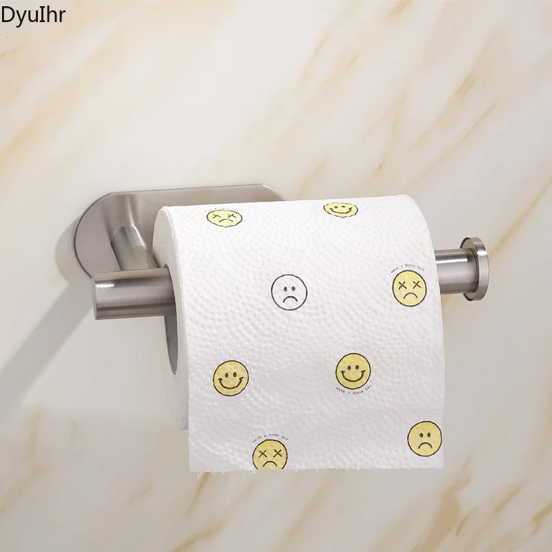 

Creative paper towel holder bathroom wall-mounted roll holder toilet punch-free toilet paper holder DyuIhr