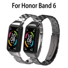 Браслет для Honor Band 6, металлический сменный ремешок для смарт-часов huawei Band6, аксессуары для наручных браслетов