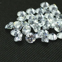 1000pcs 1mm aaa grade white clear round cubic zirconia stones loose synthetic gems for jewelry diy wax setting