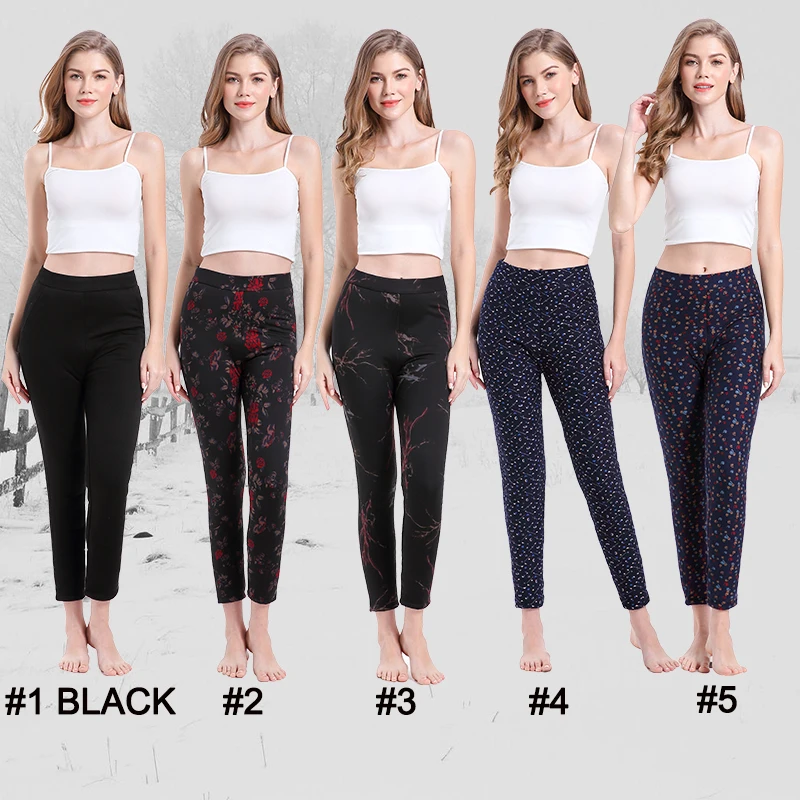 2019 зимние Утепленные теплые брюки с верблюжьими волосами женское теплое